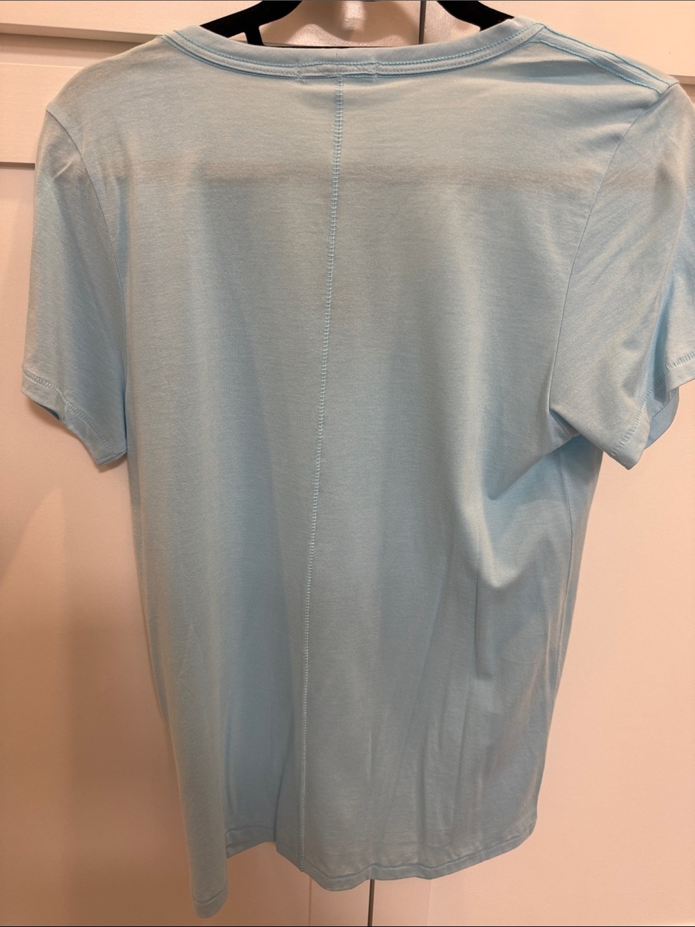 rag & bone Pale Blue V-Neck Tee - Picture 2 of 5